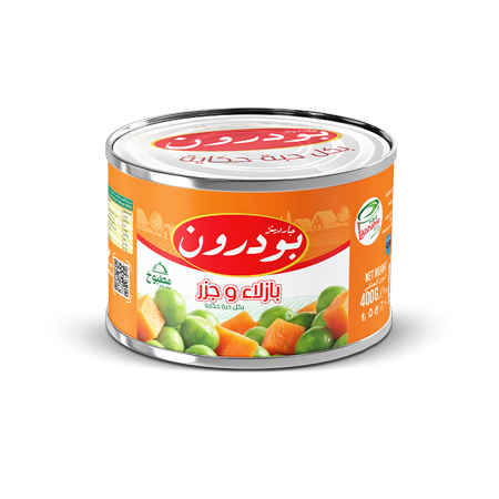 البازلاء والجزر 400 غ