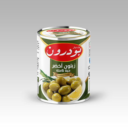 زيتون أخضر ‌‌حبة كاملة 380 غ