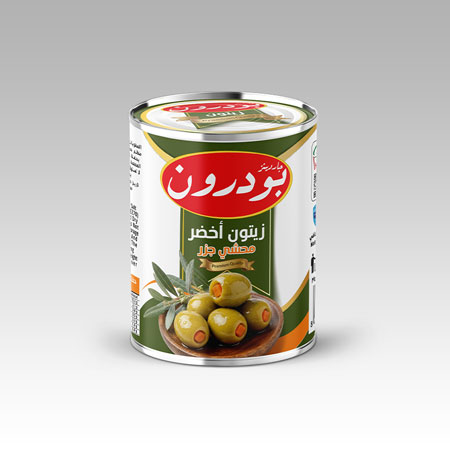 زيتون أخضر ‌‌محشي 380 غ